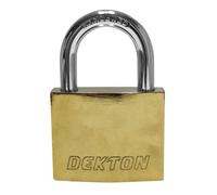 Dekton 60mm Titanium Plated Iron Padlock, 3 Keys