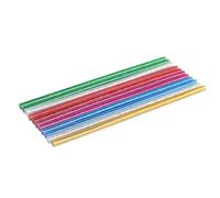 Dekton 7mm x 150mm Glitter Glue Sticks - 12 Pack | Ideal for Arts, Crafts & DIY | Sparkling Glitter Finish | Compatible with Standard Glue Guns | Strong Adhesion for Paper, Fabric, Wood & More