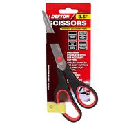 Dekton 8.5" Scissors | Precision Stainless Steel Blades for Accurate Cutting | Non-Slip Ergonomic Handles | Angled Handles for Easy Cutting | Perfect for Wallpaper, Fabric and Crafts | Durable Design