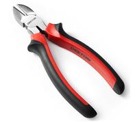 Dekton 8" Diagonal Pliers- High-Carbon Steel Cutting Edges For Precision| Ergonomic Non-slip Grip Handles| Ideal For Electrical, Wire Cutting, General Repairs| Durable Rust-Resistant For Long-term Use