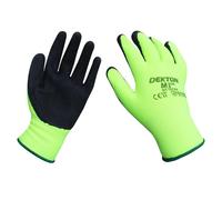 DEKTON 8/M Premium Ultimate Comfort Latex Foam Working Gloves | Ultimate Protection for DIY & Tradesmen | Ultra Grip Material | CE Cat 2 & EN388 Certified | Ideal for Protection in Various Task