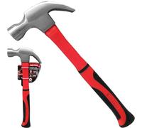 Dekton 8Oz Claw Hammer Rubber Grip Handel Hardened Fibreglass Steel