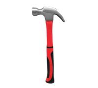 Dekton 8oz Fibreglass Claw Hammer-Anti-Slip Handle| Shock-Absorbing Fibreglass Core| Durable Steel Head| Precision Balanced| Heavy-Duty Nail Removal| Ideal for Construction, Carpentry| High Resistant