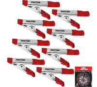 Dekton 8Pc Spring Quick Grip Clamps Wood Work Carpentry Metal Clamp 60mm 2"