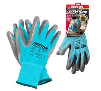 Dekton 9/L Flexi Grip Latex Coated Working Gloves | Ultimate Protection for DIY and Tradesmen | Ultra Grip Material | CE Cat 2 and EN388 Certified | Ideal for Protection in Various Task