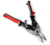 Dekton Aviation Tin Snip-Durable Carbon Steel| Durable, Drop Forged And Hardened| Protective Latch For Safe Storage| Ergonomic Anti-slip Grips| Capacity 18 Gauge On Low Carbon Cold Rolled Steel