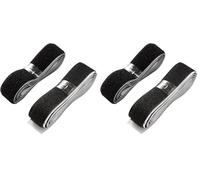 Dekton Black 20mm x 1m Hook & Loop Fastener - 100% Nylon with Self-Adhesive Backing for Secure and Versatile Use - Ideal for Crafts, Organization, and Home Projects - Easy to Apply and Durable