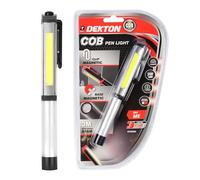 Dekton Cob Pen Light -Multipurpose Work Light| Ideal Inspection Work| Emergency Roadside Repair and General Illumination| Belt and Pocket Clip for Hands Free Use| Magnetic Base Attached Steel Surface
