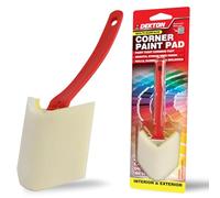 Dekton Corner Paint Pad with Angled Ergonomic Handle - Smooth Streak-Free Finish for Wall Edges & Corners, Baseboards & Moldings - No Drips, No Brush Marks - for Gloss, Emulsion, Stains & Varnish