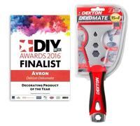 Dekton Dekomate-The Ultimate Decorator Tool Kit 15in1|Crack Cleaner Spackle Knife|Anti-slip Soft Grip Handle|Includes Compound Spreader, Window Putty Tool, Paint Scraper, Utility Cutter