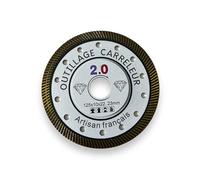 Dekton Diamond Cutting Disc 125 mm - Ultra Thin 1.1 mm - Professional Blade for Tiles, Porcelain, Marble, Stone & Ceramic - Clean Precision Cut - Outillage Carreleur 2.0