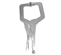 DEKTON DT20331 C Locking PLIER,Silver,6",150mm,Quick Release,Adjustable Screw,HARDERED Steel,PRECISON Teeth,Heavy Duty.