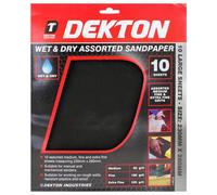 Dekton Dt30615 Wet & Dry Assorted Sandpaper