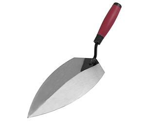 DEKTON DT45225 11" Trowel, Black/Red, Carbon Steel, Plastering/Brick Laying/DIY