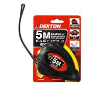 YöL Dekton 5m 16ft Pocket Tape Measure Metal Retractable Rubber Griplock Metric