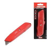 DEKTON DT60105 Utility Knife, Black/Red