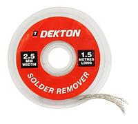 DEKTON DT60940 Soldering Remover, 1.5mtrs Long, 2.5mm Wide.