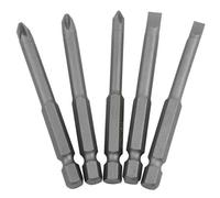 Dekton Dt65429 5 Piece 75mm Flat, Phillips & Pozi Power Bit Set