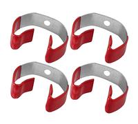DEKTON DT70552 4 Pack of Clip Grip Handle Holders, Red