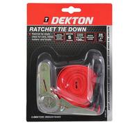 Dekton Dt70610 25' X 1" Ratchet Tie Down With "s" Hook