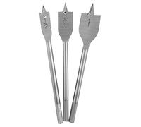 DEKTON DT80288 1 Flat Wood Drill, Black/Red, 1/2-inch,3/4-inch, Set of 3 Piece