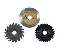 DEKTON DT80502 3Pc Mini Blades, High Speed Steel, 54mm(2"), 11.1mm arbor