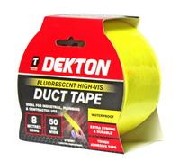 Dekton Dt90863 Silver Cloth Duct Tape 50mm X 10M