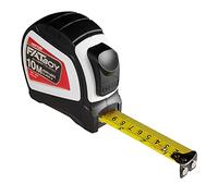 Dekton Fatboy Magnet Tape Measure 10m x 25mm | Extra Wide 25mm Blade | Magnetic Tip | Imperial & Metric Units | Anti-Slip Belt Clip | Auto-Lock | Class II Accuracy | Ideal for Professional and DIY Use