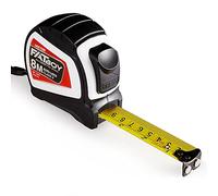 Dekton Fatboy Magnet Tape Measure 8m x 25mm | Extra Wide 25mm Blade | Magnetic Tip | Imperial & Metric Units | Anti-Slip Belt Clip | Auto-Lock | Class II Accuracy | Ideal for Professional and DIY Use
