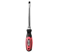 Dekton Flat Screwdriver 3mm x 75mm | Durable CR-V Steel Construction | Magnetic Tip for Easy Screw Pick-Up | Non-Slip Rubber Handle for Improved Grip and Control | Ideal for DIY & Home Improvement