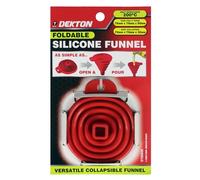 Dekton Folding Funnel with Detachable Hose | Wide Spout for Easy Pouring | Includes Handle & Inbuilt Particle Filter | Ideal for Fuel, Oil, and Liquid Transfers | Flexible for Hard-to-Reach Areas