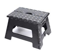 Dekton Folding Step Stool 150Kg Max Anti Slip Home Workplace Aid Ladder Portable - 35Cm Black