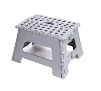 Dekton Folding Step Stool 150Kg Max Anti Slip Home Workplace Aid Ladder Portable - 35Cm Grey