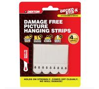 DEKTON Geckostix 4pc Small- Strong Adhesive Wall Hooks| Compact Design| Ideal For Keys, Cables, Small Items| Reusable And Residue-free| Versatile Home And Office Organization| Durable And Reliable