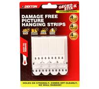 DEKTON Geckostix Multipack- Strong Adhesive Wall Hooks| Compact Design| Ideal For Keys, Cables, Small Items| Reusable And Residue-free| Versatile Home And Office Organization| Durable And Reliable