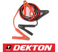 Dekton Heavy Duty 600Amp Starter Jump Leads 3M Car Bike Vehicle Booster Cables
