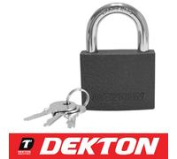 Dekton Heavy Duty High Security Waterproof Iron Shed Shackle Padlock 50mm