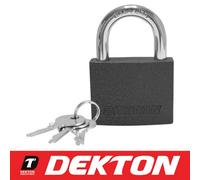 Dekton Heavy Duty High Security Waterproof Iron Shed Shackle Padlock 60mm