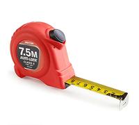 Dekton Hi Vis Green Soft Grip Autolock Tape Measure 7.5m X 25mm- 7.5m/25ft-Hi-Vis Soft Grip| Impact Resistant Case| Metric Units| Belt Clip| Auto-lock| Secure Auto-lock Mechanism, Comfortable Grip