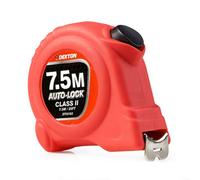 Dekton Hi Vis Red Soft Grip Autolock Tape Measure