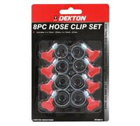 Dekton Hose Clamp With Screw 8Pc, Dt30912