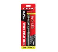 Dekton HSS-R Edge Ground Drill Bit 4.8mm x 86mm | 118-Degree Angle Point | High-Speed Steel | Ideal for Metal Drilling | Versatile for Wood & Plastic | Precision Engineered for Superior Performance