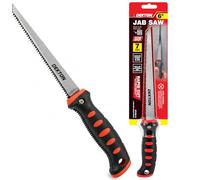 Dekton Jab Saw-Extra-Sharp Teeth and Pointed End for Piercing Plasterboard| Ideal for Fitting Sockets & Down Lights| Large, Comfortable, Soft Grip Handle| Excellent for Wood, Plastic, Drywall Cutting