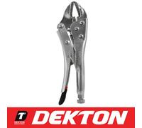 Dekton Locking Pliers 10" 250mm Quick Release Lever Adjustable Screw Precision