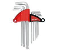 Dekton Long 9Pc Ball End Hex Key Set 1.5mm-10mm