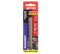 Dekton Masonry Drill Bit 6mm x 100mm | Heavy Duty for Block, Brick & Concrete | Precision Drill Bit for Accurate Holes | Durable Construction for Tough Materials | Ideal for Professional & DIY Use