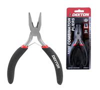 Dekton Mini Combination Pliers-Compact and Versatile Tool|High-Carbon Steel Construction for Strength and Durability|Ergonomic Non-Slip Handle for Comfort|Ideal for Electronics, Crafting, Small Repair