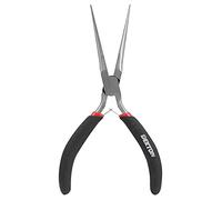Dekton Mini Extra Long Nose Pliers-Precision Tools for Electronics, Craft Work| Anti-slip grips| Ideal for Tight Spaces, Wire Cutting, Precision Task| Heat treated carbon steel for Strength, Longevity