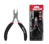 Dekton Mini Side Cutting Pliers-Precision Steel Pliers for Electrical Work, Wire Cutting, Small Repairs|Compact Design| Ergonomic Handles for Enhanced Control| Ideal for Home Maintenance, Professional