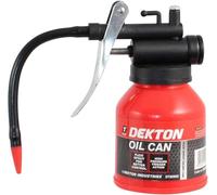 Dekton Oil Can with Flexi Spout | High Pressure Trigger Action for Precision Control | Ideal for Engine Maintenance and Lubrication | Durable Construction for Long-Lasting Use